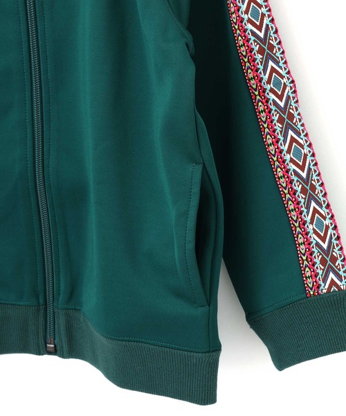 MAKE YOUR DAY（メイクユアデイ）の「セットアップできるトラックジャケット■150.160cm（ジャージ・キッズ・ブラック/ブラウン/グリーン・150/160）」の12枚目の写真