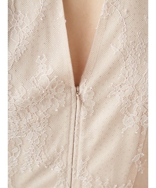 完売品　snidel デザインスリーブレースドレス SWFO244077 デザインスリーブレースドレス(マキシ・ロングワンピース)｜ワンピース