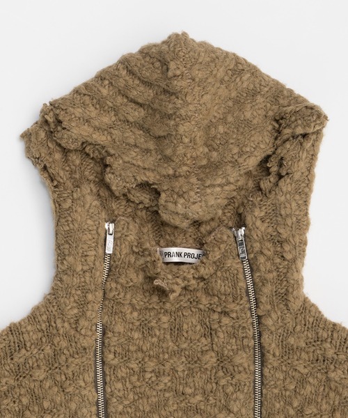 ダブルジップダメージフーディ / Double Zip Damaged Hoodie（パーカー