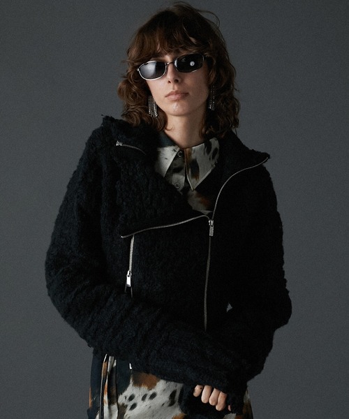 ダブルジップダメージフーディ / Double Zip Damaged Hoodie（パーカー