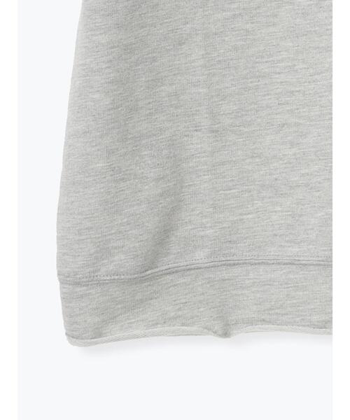 Lugnoncure(ルノンキュール)の「カットオフプリントミニ裏毛トップス(Tシャツ/カットソー・レディース・グレー/オフホワイト/チャコールグレー・F)」の13枚目の写真