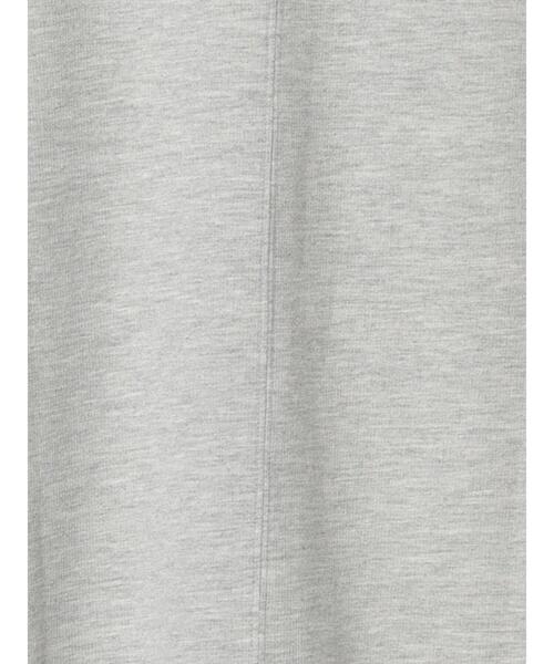 Lugnoncure(ルノンキュール)の「カットオフプリントミニ裏毛トップス(Tシャツ/カットソー・レディース・グレー/オフホワイト/チャコールグレー・F)」の11枚目の写真
