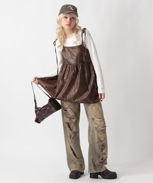 FOREVER 21(フォーエバー トゥエンティーワン)の「【2024SS】ヴィンテージ風ロゴキャップ(キャップ・レディース・ブラウン/ボルドー/ブラック/ブルー/ホワイト/ダークブラウン/グリーン/レオパード・FREE)」の22枚目の写真