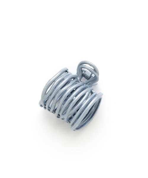 colleca la（コレカラ）の「ペールカラー コイルタイトポニーバンスクリップ（バレッタ/ヘアクリップ・レディース・ピンク/ブラウン/ブルー/アイボリー・FREE）」の9枚目の写真