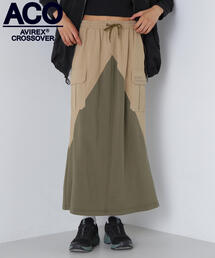 AVIREX | 《CROSSOVER》RIPSTOP COMBI SKIRT/リップストップ コンビススカート クロスオーバー(スカート)