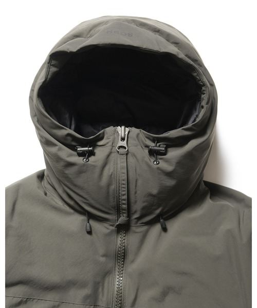 F.C.Real Bristol（エフシーレアルブリストル）の「DOWN HOODED JACKET（ダウンジャケット/コート・メンズ・カーキ/ブラック・X-LARGE/LARGE/MEDIUM/SMALL/XX-LARGE）」の9枚目の写真