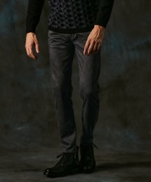 HIDEAWAYS NICOLE | 【ＷＥＢ限定】ポンチスウェードムラスモーク柄ストレッチパンツ(その他パンツ)