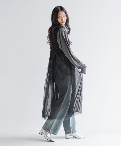Jewel Changes ノースリーブ 膝丈ワンピース　2way チュール 低 価格ファッション - Jewel Changes ノースリーブ 膝丈