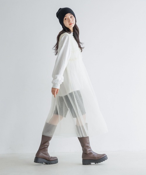 セール】2WAYチュールノースリワンピース 139991（ワンピース