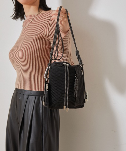 CONTROL FREAK / CTFK(コントロールフリーク)の「【CONTROL FREAK×NERGY】メッシュ切替ナイロンハンディショルダーバッグ(ショルダーバッグ・レディース・オフホワイト/ブルー/ブラック・FREE)」の9枚目の写真