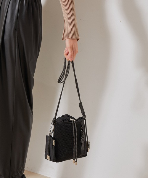 CONTROL FREAK / CTFK(コントロールフリーク)の「【CONTROL FREAK×NERGY】メッシュ切替ナイロンハンディショルダーバッグ(ショルダーバッグ・レディース・オフホワイト/ブルー/ブラック・FREE)」の7枚目の写真