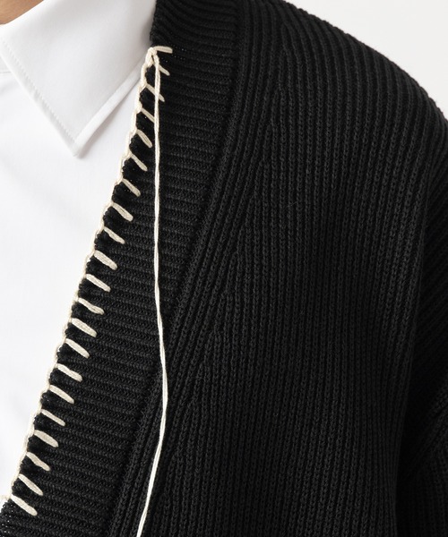 OUAT(オーユーエーティー)の「【OUAT/オーユーエーティー】OFFICE CARDIGAN(カーディガン/ボレロ・メンズ・ブラック・2/3)」の2枚目の写真