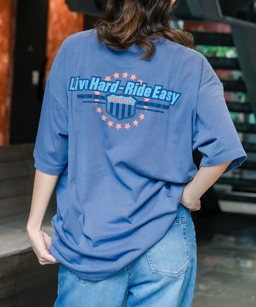 roial(ロイアル)の「DESIGN TEE/ROIAL(ロイアル)スタンダードサイジングヴィンテージライクプリント半袖カットソー(Tシャツ/カットソー・メンズ・ネイビー/ブラック/グレー・MEDIUM/LARGE/X-LARGE)」の9枚目の写真