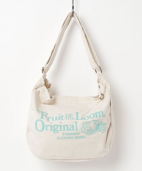 FRUIT OF THE LOOM(フルーツオブザルーム)の「FRUIT OF THE LOOM / FTL NEWSPAPER BAG / 80677900(ショルダーバッグ・レディース・レッド/ベージュ/ブラック/サックスブルー/イエロー・ONESIZE)」の8枚目の写真