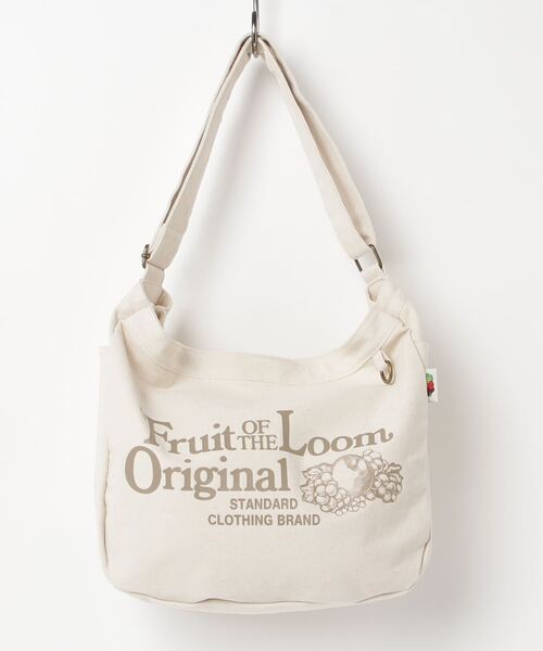 FRUIT OF THE LOOM(フルーツオブザルーム)の「FRUIT OF THE LOOM / FTL NEWSPAPER BAG / 80677900(ショルダーバッグ・レディース・レッド/ベージュ/ブラック/サックスブルー/イエロー・ONESIZE)」の10枚目の写真
