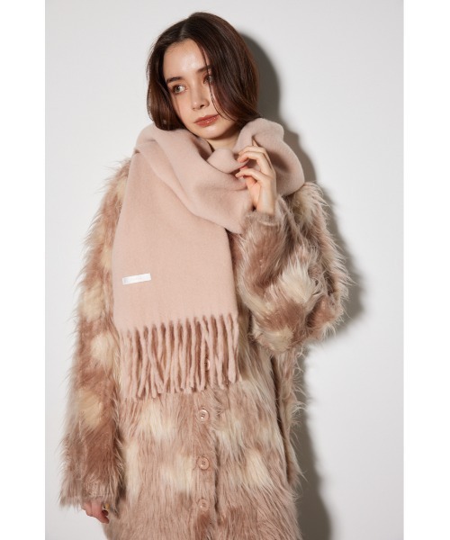 rienda（リエンダ）の「ボリュームカラーストール（ストール/ショール・レディース・グレー/ピンク・FREE）」の7枚目の写真