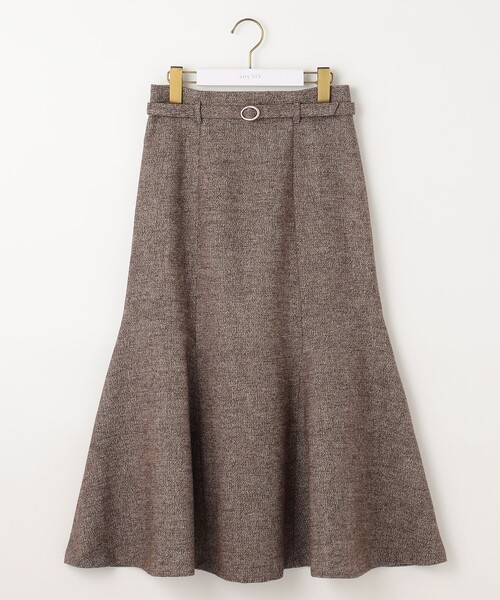 ANY SIS(エニィスィス)の「【洗える】ラメツイードナローフレア スカート(スカート・レディース・ダークブラウン系6/ブラック系6・1/2/3)」の9枚目の写真