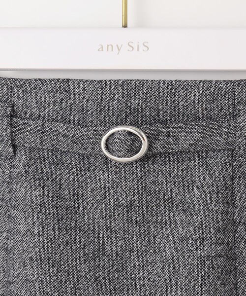 ANY SIS(エニィスィス)の「【洗える】ラメツイードナローフレア スカート(スカート・レディース・ダークブラウン系6/ブラック系6・1/2/3)」の14枚目の写真