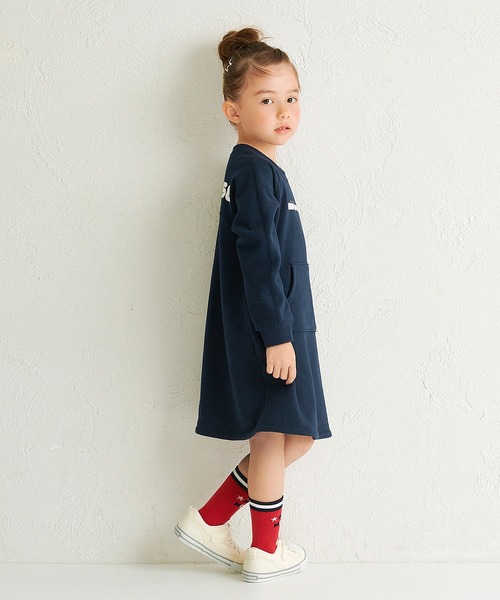 MIKI HOUSE（ミキハウス）の「【WEB限定】バックロゴワンピース（ワンピース・キッズ・ネイビー/イエロー/ダークブラウン/レッド・110cm/100cm/90cm/80ｃｍ/130cm/120cm）」の11枚目の写真