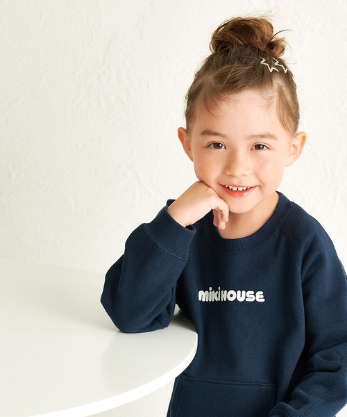 MIKI HOUSE（ミキハウス）の「【WEB限定】バックロゴワンピース（ワンピース・キッズ・ネイビー/イエロー/ダークブラウン/レッド・110cm/100cm/90cm/80ｃｍ/130cm/120cm）」の13枚目の写真