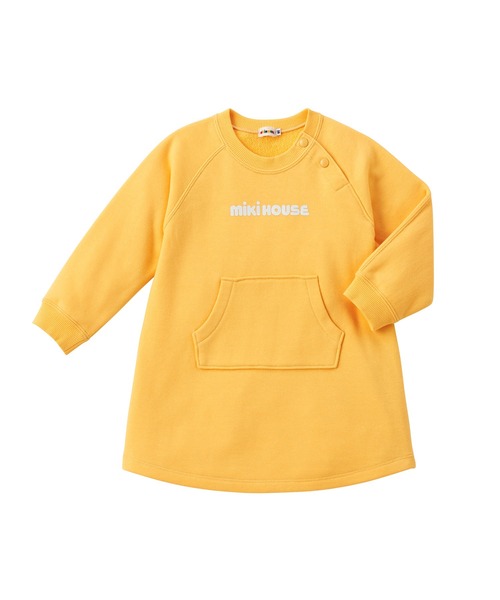 MIKI HOUSE（ミキハウス）の「【WEB限定】バックロゴワンピース（ワンピース・キッズ・ネイビー/イエロー/ダークブラウン/レッド・110cm/100cm/90cm/80ｃｍ/130cm/120cm）」の17枚目の写真