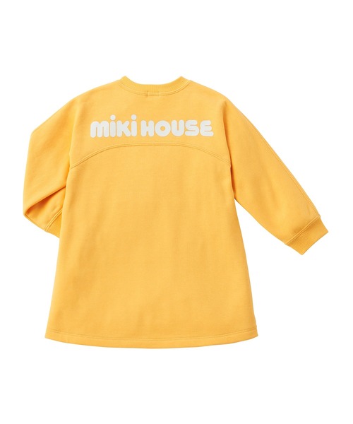 MIKI HOUSE（ミキハウス）の「【WEB限定】バックロゴワンピース（ワンピース・キッズ・ネイビー/イエロー/ダークブラウン/レッド・110cm/100cm/90cm/80ｃｍ/130cm/120cm）」の18枚目の写真