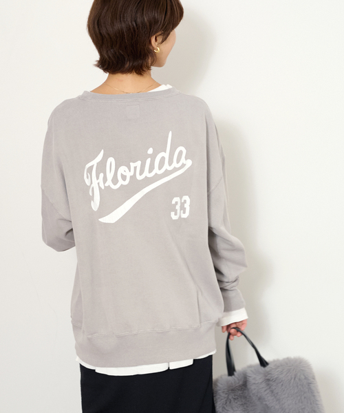 JOURNAL STANDARD relume(ジャーナルスタンダード レリューム)の「【HOLIDAYS COMFORT】VINTAGEカコウロゴスウェット(スウェット・レディース・サックスブルー/ブラック系その他/ライトグレー/ピンク・FREE)」の19枚目の写真