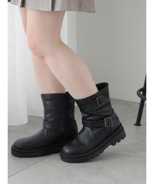 【セール】エンジニアブーツ（ブーツ）｜ehka sopo（エヘカソポ）