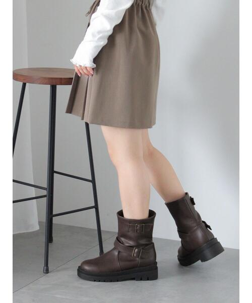 【セール】エンジニアブーツ（ブーツ）｜ehka sopo（エヘカソポ）