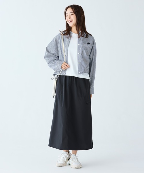 LACOSTE（ラコステ）の「ワンポイントワニロゴスマホポーチ Size: 11.5 x 18.5 x 2cm（スマホグッズ・レディース・アイボリー/ブラック/イエロー/グリーン・FREE）」の11枚目の写真