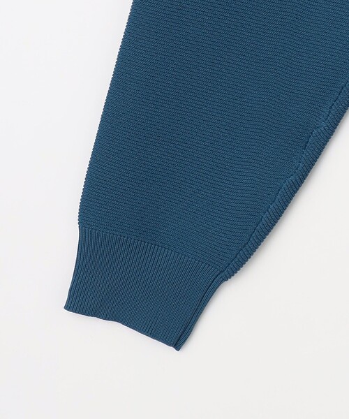 green label relaxing（グリーンレーベルリラクシング）の「スリーシーズン  ガーター編み 長袖 モックネック カットソー -マシンウォッシャブル-（ニット/セーター・メンズ・ターコイズブルー/ブラック/ライトグレー/モカ・M/L/XL/S）」の17枚目の写真