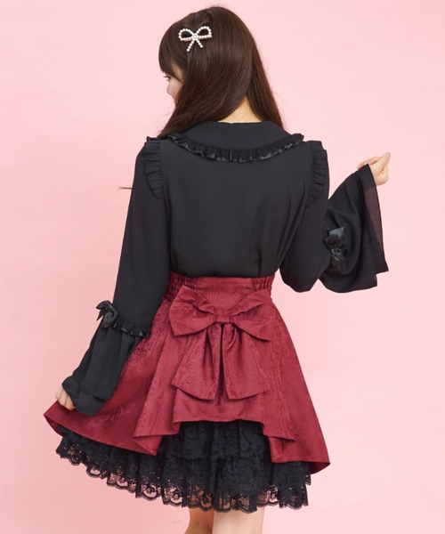 Secret Honey 袖フリルブラウス シークレットハニー Secret Honey 袖フリルブラウス （ホワイト