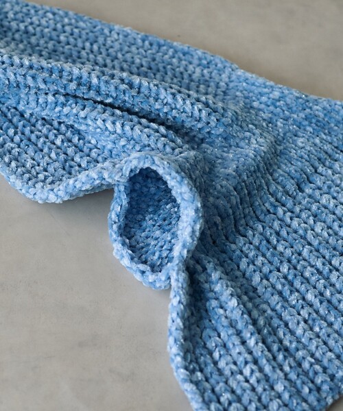 FREAK'S STORE（フリークスストア）の「ラメマフラー（マフラー・レディース・サックスブルー/チャコール/オフホワイト・ONE SIZE）」の11枚目の写真