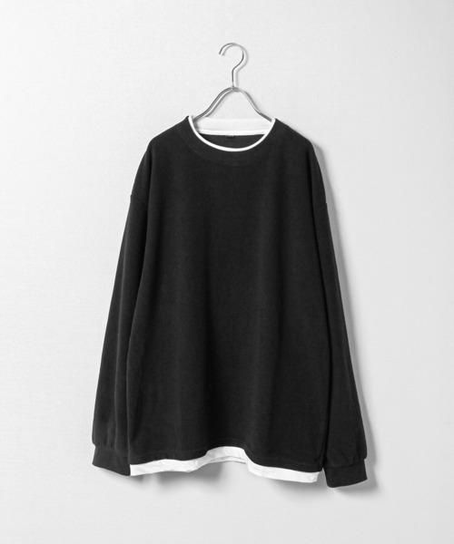 ZIP FIVE(ジップファイブ)の「【ZIP FIVE】 コーデュロイ 9W ストレッチ コール TC天竺 フェイクレイヤード 長袖 Tシャツ / ロンT(Tシャツ/カットソー・メンズ・ブラウン/ブルーグリーン/ブラック・MEDIUM/LARGE/X-LARGE)」の13枚目の写真