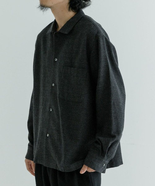 URBAN RESEARCH（アーバンリサーチ）の「『MADE IN JAPAN』 new basic C/W WASHER NEL SHIRTS（シャツ/ブラウス・メンズ・ネイビー/チャコールグレー・MEDIUM/LARGE）」の21枚目の写真
