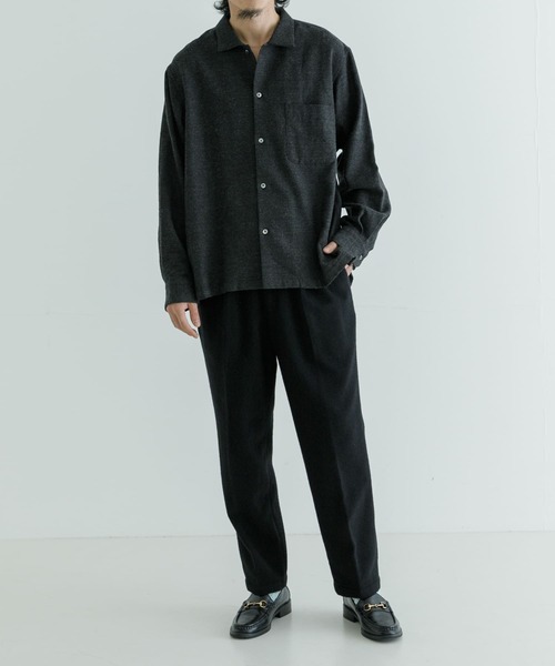 URBAN RESEARCH（アーバンリサーチ）の「『MADE IN JAPAN』 new basic C/W WASHER NEL SHIRTS（シャツ/ブラウス・メンズ・ネイビー/チャコールグレー・MEDIUM/LARGE）」の18枚目の写真