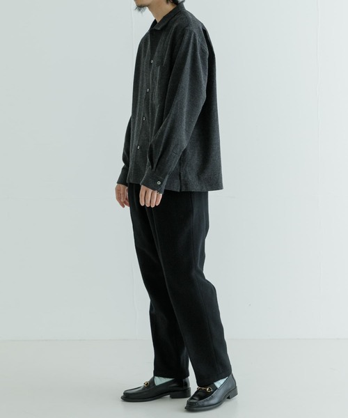 URBAN RESEARCH（アーバンリサーチ）の「『MADE IN JAPAN』 new basic C/W WASHER NEL SHIRTS（シャツ/ブラウス・メンズ・ネイビー/チャコールグレー・MEDIUM/LARGE）」の17枚目の写真