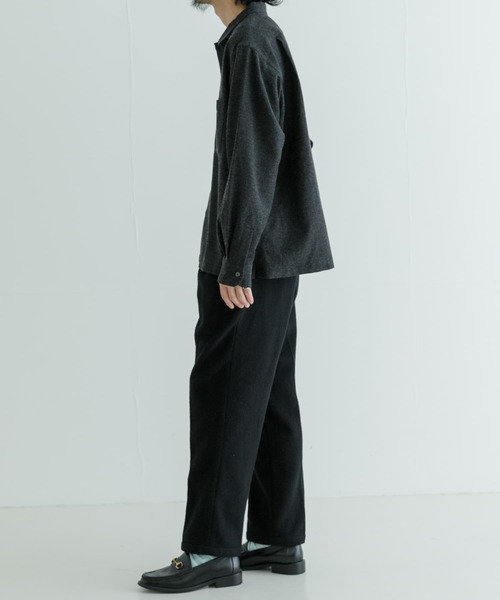 URBAN RESEARCH（アーバンリサーチ）の「『MADE IN JAPAN』 new basic C/W WASHER NEL SHIRTS（シャツ/ブラウス・メンズ・ネイビー/チャコールグレー・MEDIUM/LARGE）」の16枚目の写真