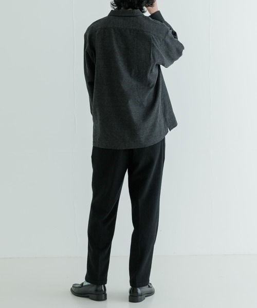 URBAN RESEARCH（アーバンリサーチ）の「『MADE IN JAPAN』 new basic C/W WASHER NEL SHIRTS（シャツ/ブラウス・メンズ・ネイビー/チャコールグレー・MEDIUM/LARGE）」の3枚目の写真