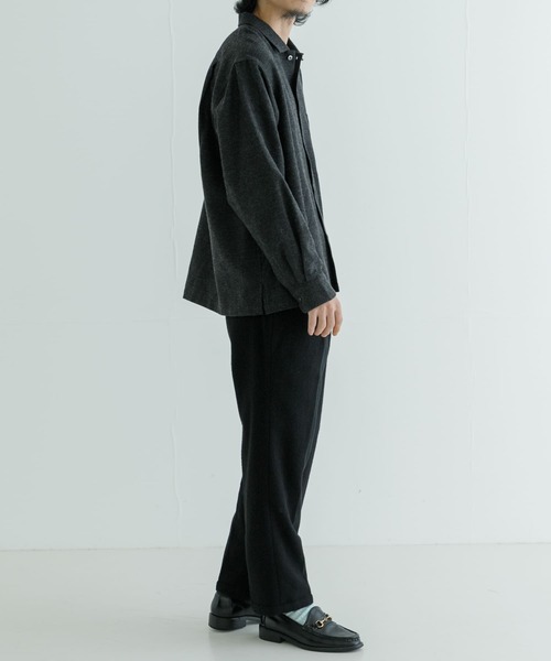 URBAN RESEARCH（アーバンリサーチ）の「『MADE IN JAPAN』 new basic C/W WASHER NEL SHIRTS（シャツ/ブラウス・メンズ・ネイビー/チャコールグレー・MEDIUM/LARGE）」の4枚目の写真