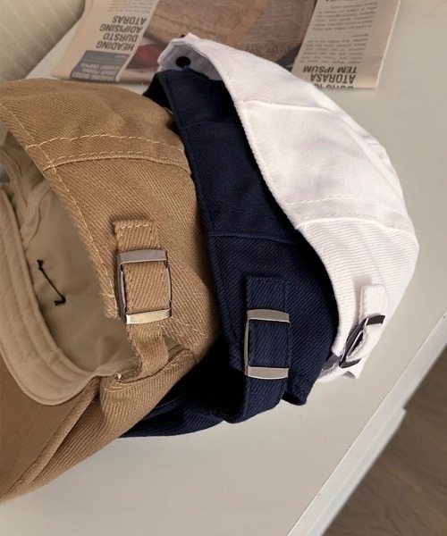 Miniministore（ミニミニストア）の「ハンチング キャップ 無地 帽子（キャスケット・レディース・ネイビー/ブラウン/キャメル/ホワイト/ブラック・FREE）」の16枚目の写真