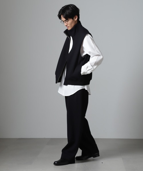 NANO universe(ナノユニバース)の「「100%ウール」ジップベスト(ベスト・メンズ・ブルーグレー/ダークネイビー・M/L)」の17枚目の写真