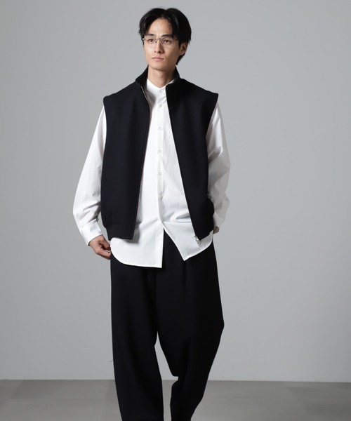 未使用 Ex ROBE ナノユニバース ジレ ベスト 2 NANO universe ベスト ジレ Vネックベスト レディース