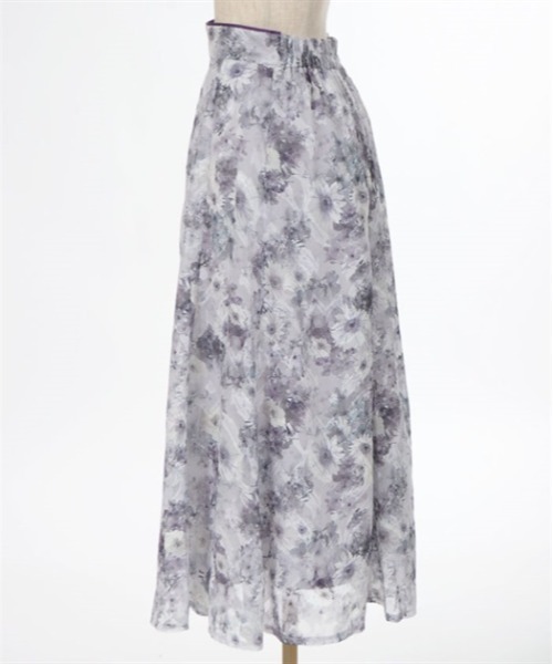 axes femme（アクシーズファム）の「ガーベラ柄ジャカードスカート（スカート・レディース・ラベンダー/ブラウン/ホワイト・FREE）」の21枚目の写真