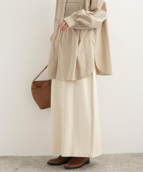 URBAN RESEARCH DOORS（アーバンリサーチドアーズ）の「ダンボールニットストレートスカート（スカート・レディース・ブラック/ホワイト系その他・MEDIUM/SMALL）」の12枚目の写真