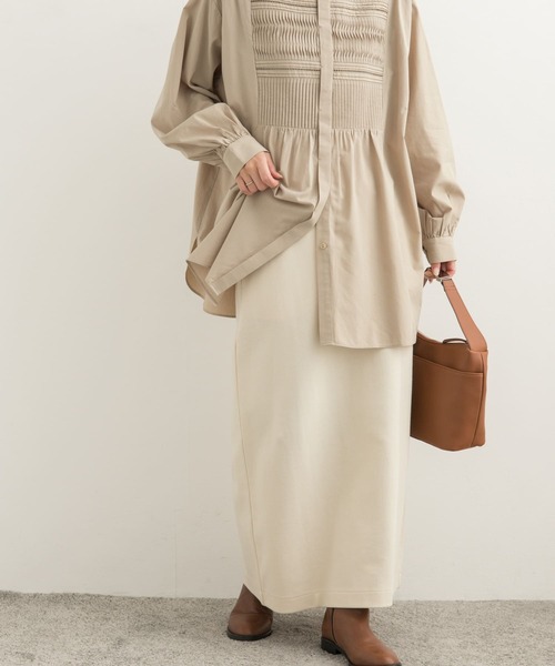 URBAN RESEARCH DOORS（アーバンリサーチドアーズ）の「ダンボールニットストレートスカート（スカート・レディース・ブラック/ホワイト系その他・MEDIUM/SMALL）」の16枚目の写真