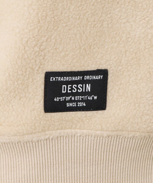 【セール】【ユニセックス・洗える】フリースプルオーバー（Tシャツ/カットソー）｜Dessin（デッサン）