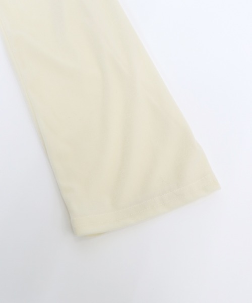 BLUEEAST(ブルーイースト)の「シアーベロアショート丈ロンT(Tシャツ/カットソー・レディース・ネイビー/モカ/アイボリー・MEDIUM)」の6枚目の写真