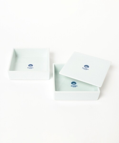 BEAMS JAPAN(ビームス ジャパン)の「【別注】堀江陶器 / 波佐見焼 お重 二段 大(お弁当箱・レディース・ホワイト・ONE SIZE)」の3枚目の写真