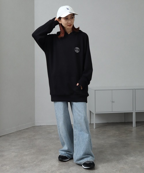 PARIS SAINT-GERMAIN（パリサンジェルマン）の「【Paris Saint-Germain/パリサンジェルマン】ロゴスウェットプルオーバーパーカー（パーカー・メンズ・スミクロ/ブラック/杢グレー・M/L/XL）」の7枚目の写真